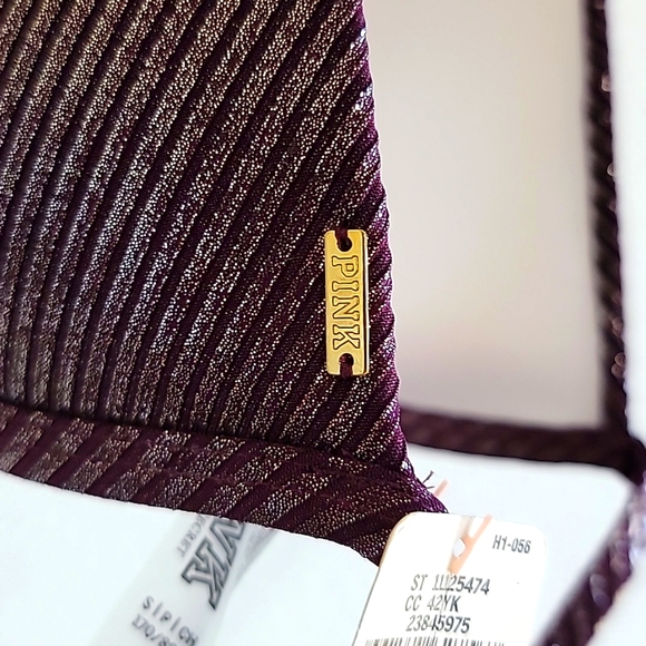 [*3 Items For $20 In Bundle*] NWT  bikini  top Victoria's Secret Pink Small - Picture 7 of 7